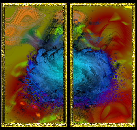 A Two Panel Painting